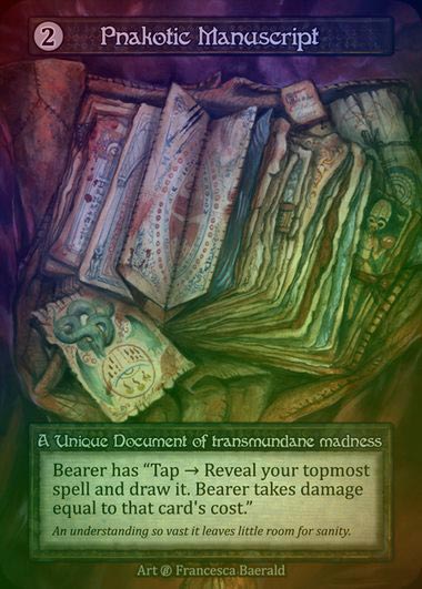 【FOIL】[Artifact] Pnakotic Manuscript [beta-Unique]